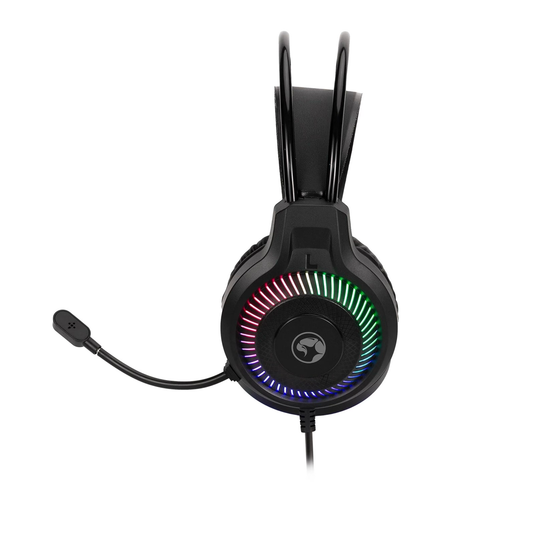4-in-1 RGB Gaming UK Layout Keyboard Mouse Headset and Mat