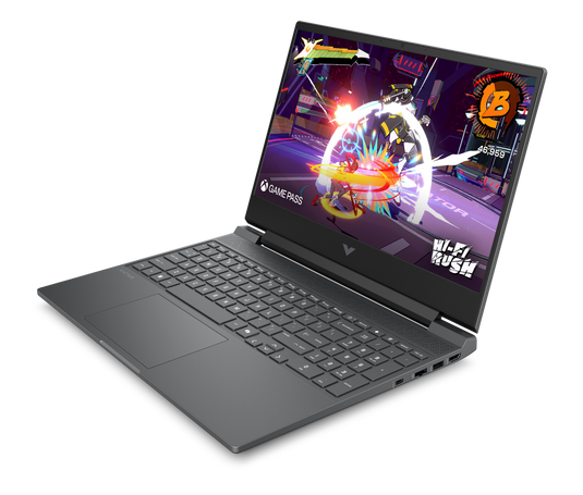 HP Gaming Laptop Victus 15-fa2000na - Brand New Intel Core 5 Series 2 16GB DDR5 RAM 512GB SSD Backlit KB 8GB NVIDIA RTX 5060 Graphics 15.6" 144Hz IPS FHD Screen