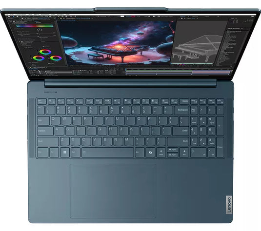 Lenovo Laptop Yoga Pro 9 - H-Series Ultra 7 Series 2 32GB DDR5 RAM 1TB SSD Wi-Fi 7 NVIDIA RTX 5060 Graphics Backlit KB 16" 120Hz 2.8K OLED Screen