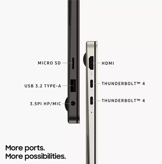 Samsung Laptop Galaxy Book3 - 13th Generation Core i5 8GBDDR5 RAM 256GB SSD Backlit Keyboard 16" 120Hz 3K AMOLED Screen