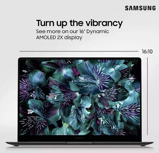 Samsung Laptop Galaxy Book3 - 13th Generation Core i5 8GBDDR5 RAM 256GB SSD Backlit Keyboard 16" 120Hz 3K AMOLED Screen