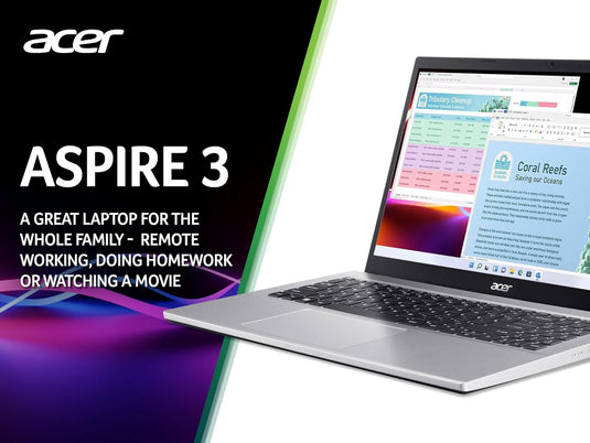 Acer Laptop A315-44P - Six-Core Ryzen 5 8GB RAM 512GB SSD