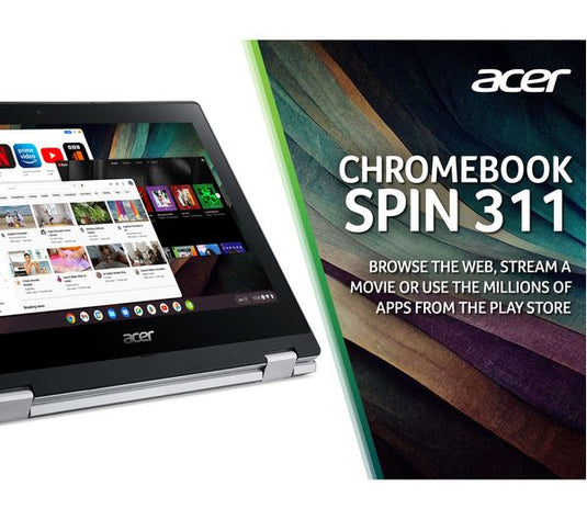 Acer Laptop Chromebook Spin 311 - Eight-Core Processor 4GB