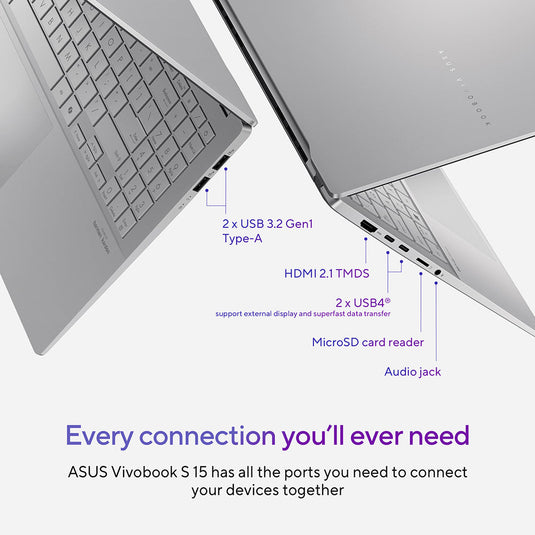 ASUS Laptop VivoBook S 15 - Eight-Core Snapdragon X