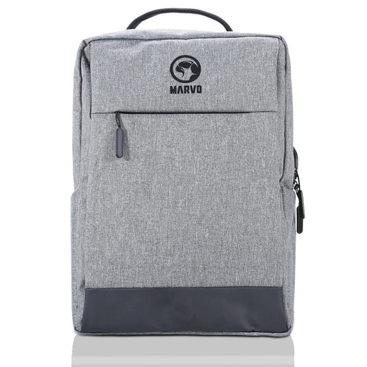 Grey Waterproof Backpack with USB Port For Laptops up