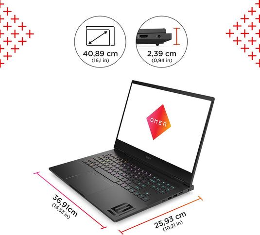 HP Gaming Laptop Omen 16-xd0001sa - 7th Generation H-Series