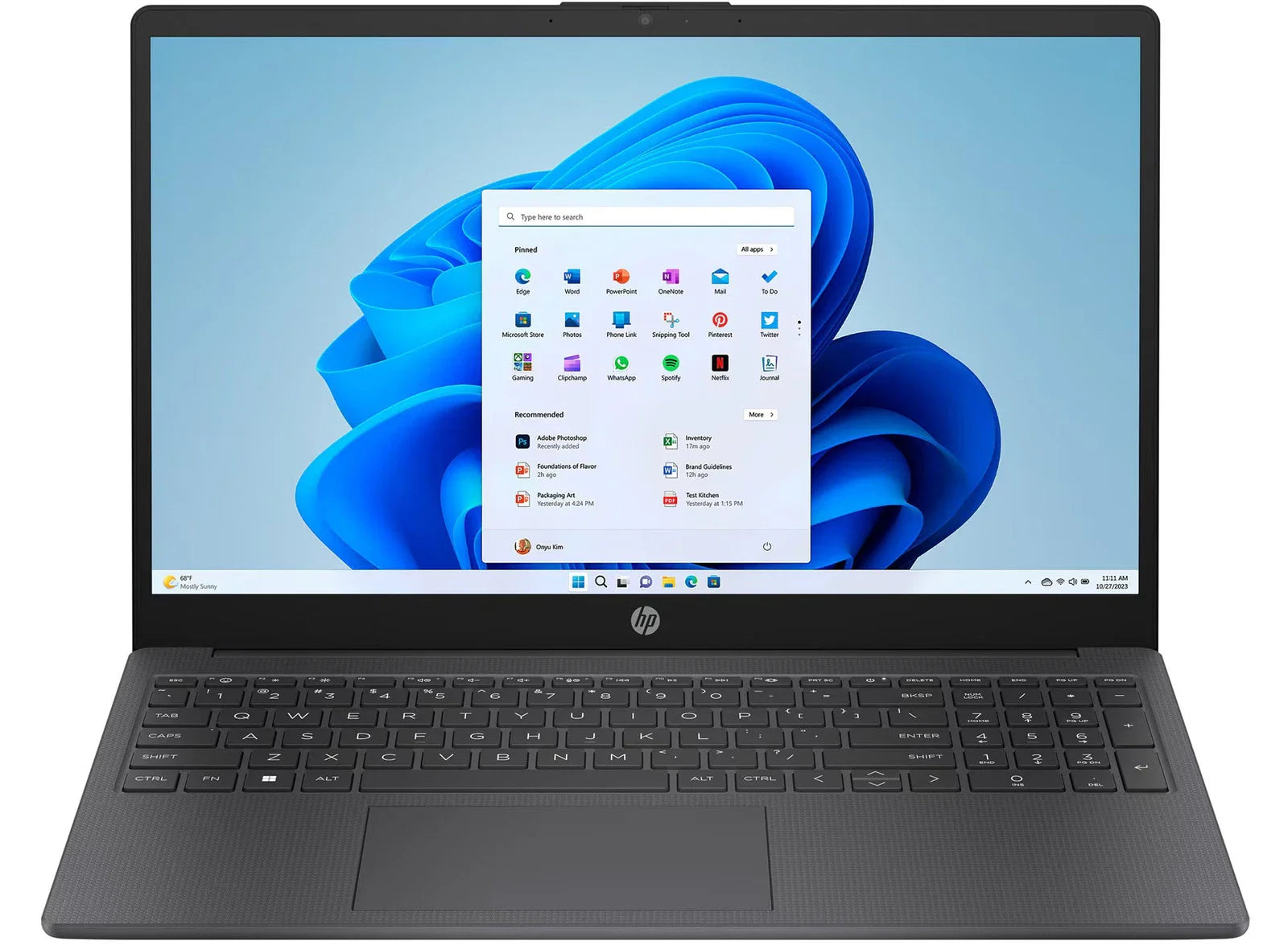 HP Laptop 15-fd0058na Brand New Eight-Core i3 16GB RAM 256GB SSD Win