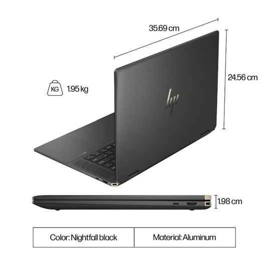 HP Laptop Spectre x360 16-aa0004na - H-Series Ultra 7 16GB