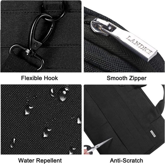 Laptop Carry Case with Shoulder Strap Black - For Laptops