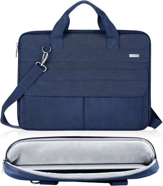Laptop Carry Case with Shoulder Strap Blue - For Laptops up