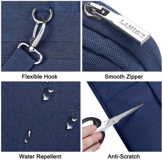 Laptop Carry Case with Shoulder Strap Blue - For Laptops up