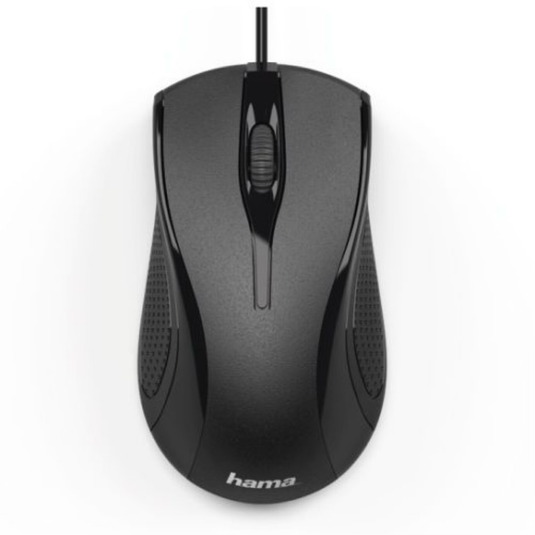 MC-200 Wired Optical Mouse 1000 DPI USB 3 Buttons Black