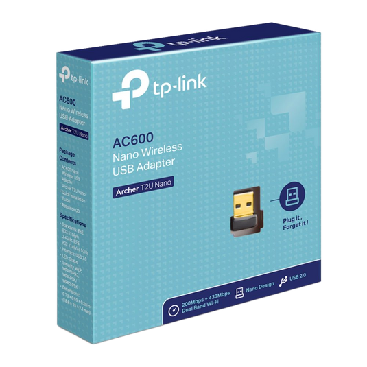 Nano Wireless USB Adapter Dual Band Advanced Security