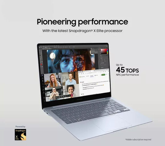 Samsung Laptop Galaxy Book4 Edge - 12-Core Snapdragon X