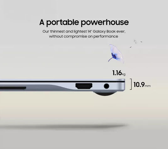 Samsung Laptop Galaxy Book4 Edge - 12-Core Snapdragon X