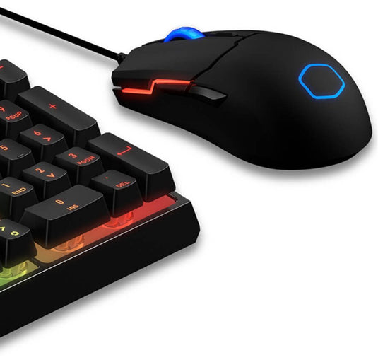 RGB Keyboard & Mouse Combo - Linear Mem-Chanical, Anti-Ghosting, On-Board Control, MS110 Gaming Mouse, 4 DPI Settings - Cooler Master