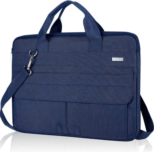 Laptop Carry Case with Shoulder Strap, Blue - For Laptops up to 15.6"