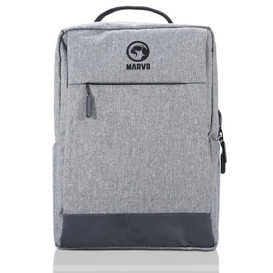 Grey Waterproof Backpack with USB Port - For Laptops up to 15.6"