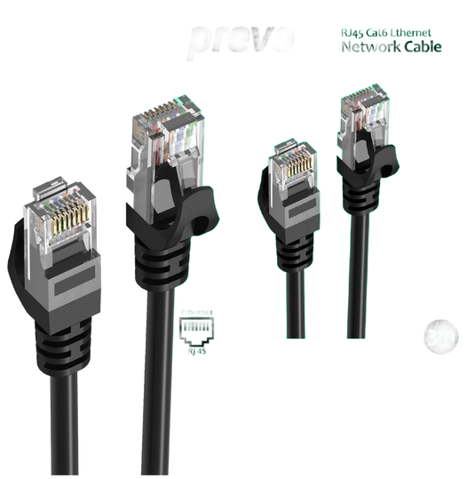 3M Network Cable RJ45 (M) to RJ45 (M) CAT6 3m Black Oxygen