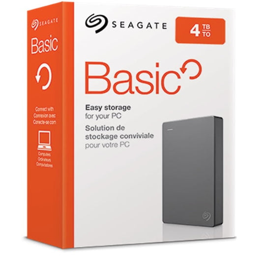 4TB Portable External USB Hard-Drive - Seagate - Backup