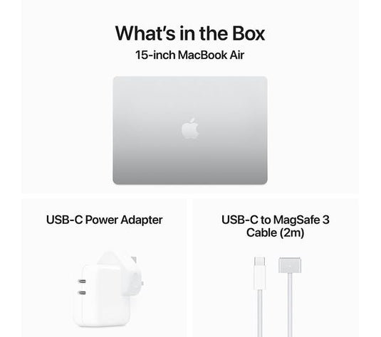Apple Laptop MacBook Air 15 - Brand New Apple M3 Chip 16GB RAM 512GB SSD MacOS 2024 Model Thunderbolt4 WiFi 6 15.3" Liquid Retina Screen