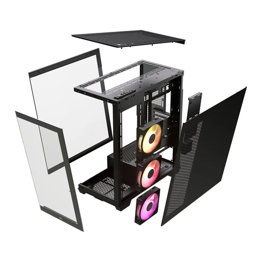 iCue Gaming PC -14th Generation Core i7 32GB DDR5 RAM 1TB NVMe SSD 8GB NVIDIA RTX 4060 Graphics WiFi + Bluetooth 750W Gold Rated Modular PSU ARGB Lighting Windows 11 Home