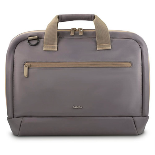 Ultra Lightweight Laptop Bag Up to 16.2" Padded Compartment Front Pocket Trolley Strap Water-Repellent Eco-Friendly Anthracite - Hama