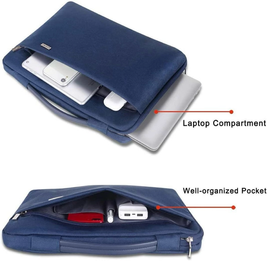 Laptop Sleeve Carry Case Protective Waterproof Blue - For Laptops up to 16"