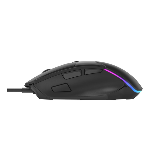 Gaming Mouse - Scorpion M411 Duke 60 USB RGB Programmable Gaming Mouse (Black) - Marvo