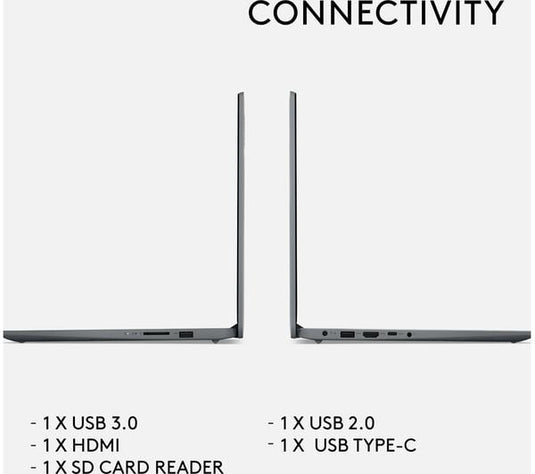 Lenovo Laptop IdeaPad 1-15 - 12th Generation Core i3 8GB RAM 256GB SSD Windows 11 Home 15.6" FHD Screen