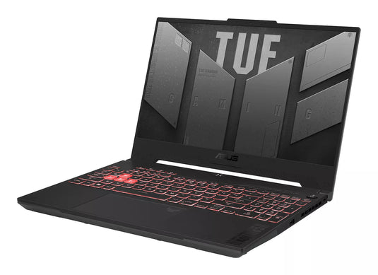 ASUS Gaming Laptop TUF A15 - 7th Generation H-Series Ryzen 5 32GB DDR5 RAM 512GB SSD Backlit Keyboard NVIDIA RTX 4050 Graphics 15.6" 144Hz IPS FHD Screen