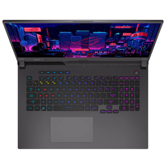 ASUS Gaming Laptop ROG G17 - 7th Generation H-Series Ryzen 9 16GB DDR5 RAM 1TB SSD RGB Backlit Keyboard 8GB NVIDIA RTX 4060 Graphics 17.3" 144Hz IPS FHD Screen