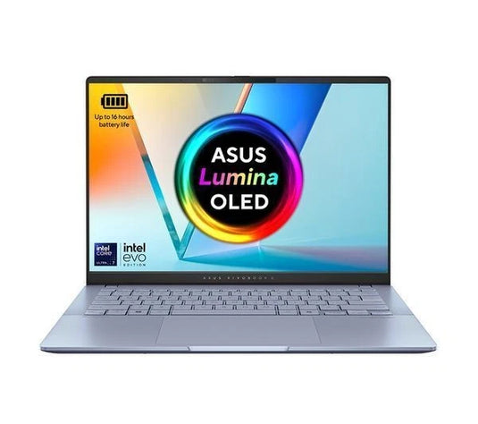 ASUS Laptop VivoBook S14 - Intel Ultra 5 Series 2 16GB DDR5 RAM 512GB SSD 1.3KG Weight WiFi-7 Backlit KB 14" OLED FHD Screen