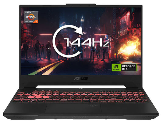 ASUS Gaming Laptop TUF A15 - 7th Generation Ryzen 7 16GB DDR5 RAM 1TB SSD WiFi 6 NVIDIA RTX 4050 Graphics 15.6" IPS FHD 144Hz Screen