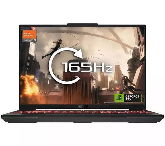 ASUS Gaming Laptop TUF A16 - 7th Generation H-Series Ryzen 9 32GB DDR5 RAM 1TB SSD Backlit Keyboard 8GB NVIDIA RTX 5060 Graphics 16" 165Hz FHD+ Screen