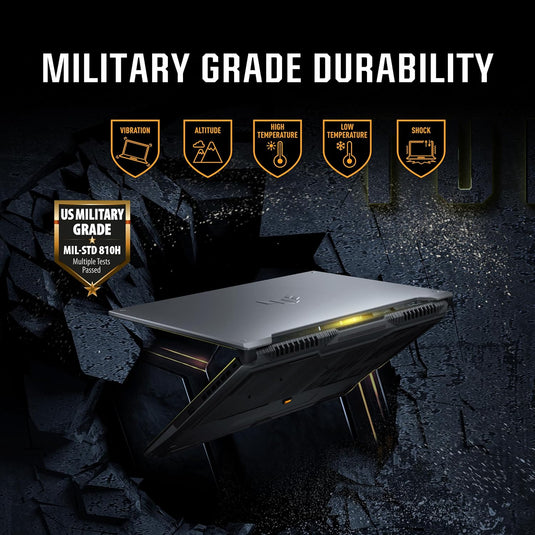 ASUS Gaming Laptop TUF F16 - 13th Generation H-Series i7 16GB DDR5 RAM 512GB SSD Backlit KB 6GB NVIDIA RTX 4050 Graphics 16" 144Hz IPS FHD Screen