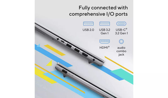 ASUS Laptop VivoBook 14 -13th Generation Core i5 16GB RAM 1TB SSD 1.4KG Weight Windows 11 Home 14" FHD Screen