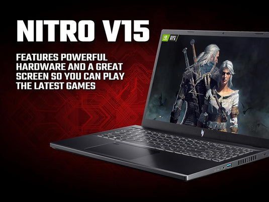 Acer Gaming Laptop V15 - 7th Generation H-Series Ryzen 7 32GB DDR5 RAM 512GB SSD NVIDIA RTX 4060 Graphics Backlit Keyboard 15.6" 165Hz IPS FHD Screen