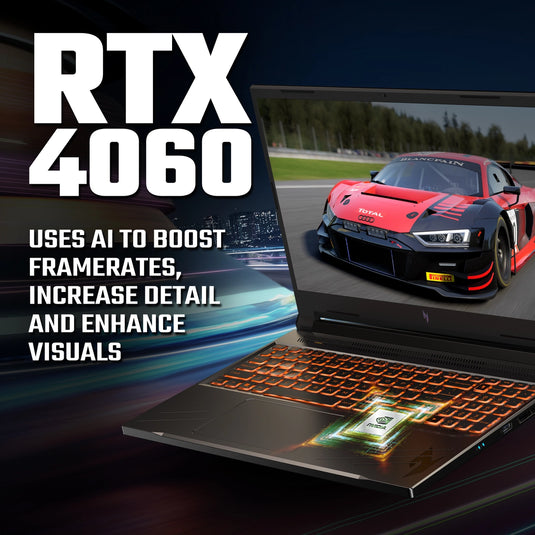 Acer Gaming Laptop Nitro V16 - 8th Generation H-Series Ryzen 7 32GB DDR5 RAM 512GB SSD NVIDIA RTX 4060 Graphics Keyboard 16.1" 165Hz IPS FHD Screen