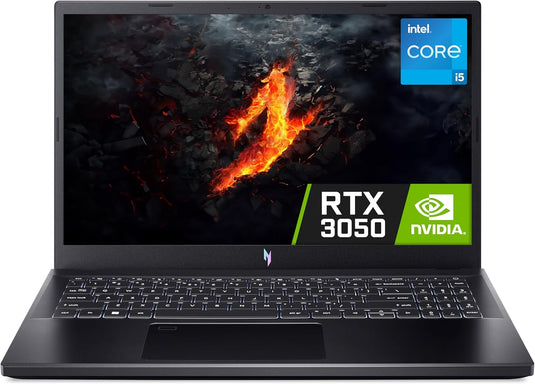 Acer Gaming Laptop V15 - 13th Generation H-Series i5 16GB DDR5 RAM 512GB SSD 6GB NVIDIA RTX 3050 Graphics Backlit Keyboard 15.6" 165Hz IPS FHD Screen
