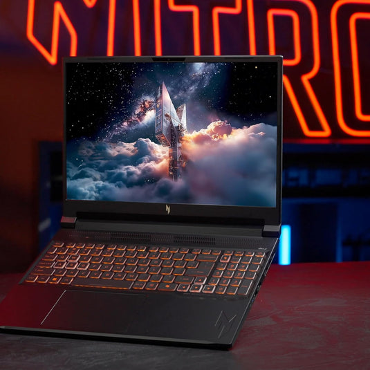 Acer Gaming Laptop Nitro V16 - AMD Ryzen AI 7 16GB DDR5 RAM 1TB SSD Backlit KB NVIDIA RTX 5070 Graphics 16" 180Hz IPS FHD Screen