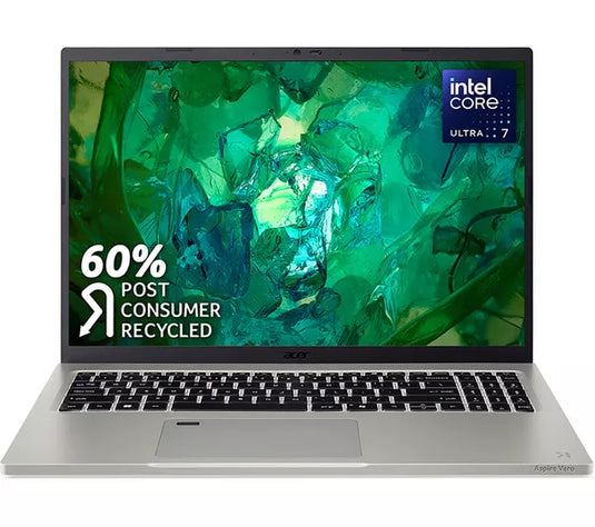 Acer Laptop Vero AV16-51P - Intel Core Ultra 7 16GB DDR5 RAM 1TB SSD Backlit Keyboard Windows 11 Home 16" IPS FHD Screen