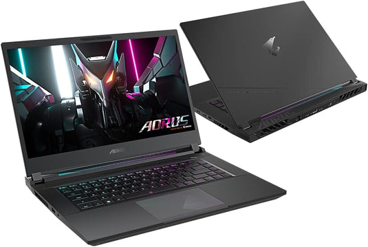 Gigabyte Gaming Laptop Aorus 15 - 12th Generation H-Series i5 16GB DDR5 RAM 512GB SSD RGB Backlit Keyboard 8GB NVIDIA RTX 4060 Graphics 15.6" 165Hz Quad-HD Screen