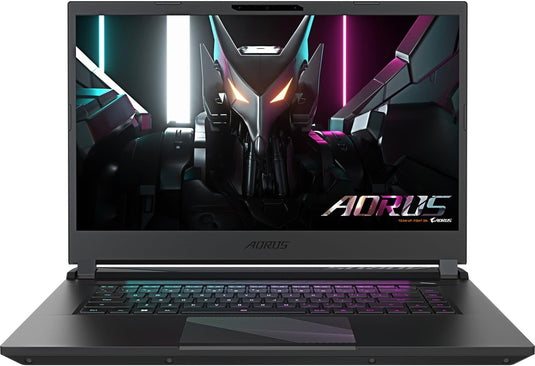 Gigabyte Gaming Laptop Aorus 15 - 12th Generation H-Series i5 16GB DDR5 RAM 512GB SSD RGB Backlit Keyboard 8GB NVIDIA RTX 4060 Graphics 15.6" 165Hz Quad-HD Screen