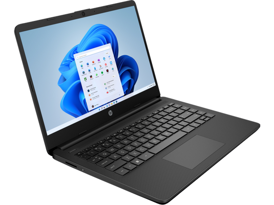 HP Laptop 14s-dq0034na- Intel Quad-Core 8GB RAM 256GB SSD Windows 11 Home 14" HD Screen
