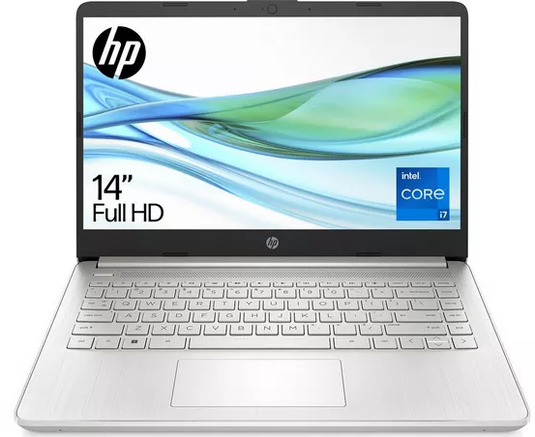 HP Laptop 14s-dq5501sa- 12th Generation Core i7 16GB RAM 512GB SSD Windows 11 Home 14" FHD Screen