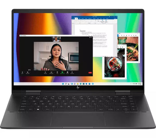 HP Laptop Envy 15-fh0001na - 7th Generation Ryzen 5 8GB RAM 512GB SSD Bang & Olufsen Speakers Stylus Pen WiFi 6E Backlit Keyboard 2-in-1 Design 15.6" IPS FHD Touchscreen