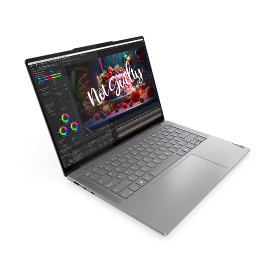 Lenovo Laptop Yoga Pro 7 - H-Series Ultra 7 32GB DDR5 RAM 1TB SSD Backlit Keyboard NVIDIA RTX 4050 Graphics 14" 120Hz 2.8K OLED Screen