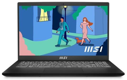MSI Laptop Modern 15 - 12th Generation Core i7 8GB RAM 512GB SSD Backlit Keyboard Windows 11 Home 15.6" FHD Screen