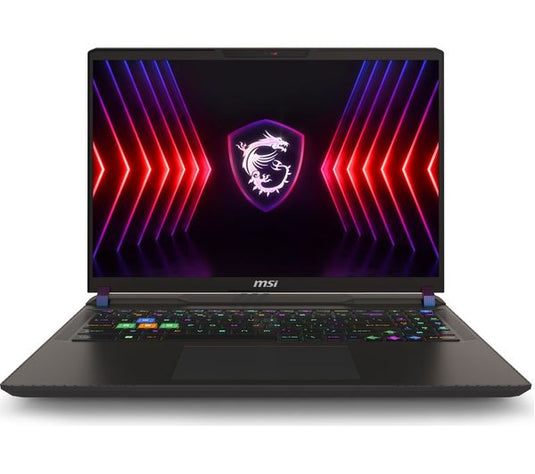 MSI Gaming Laptop Vector 16 - 14th Generation H-Series i9 32GB DDR5 RAM 1TB SSD RGB Backlit KB 8GB NVIDIA RTX 4060 Graphics 16" 240Hz Quad-HD Screen